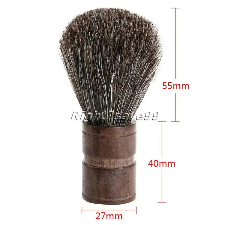 Новое поступление Мужская щетка для бритья волос барсука с имитацией эбенового