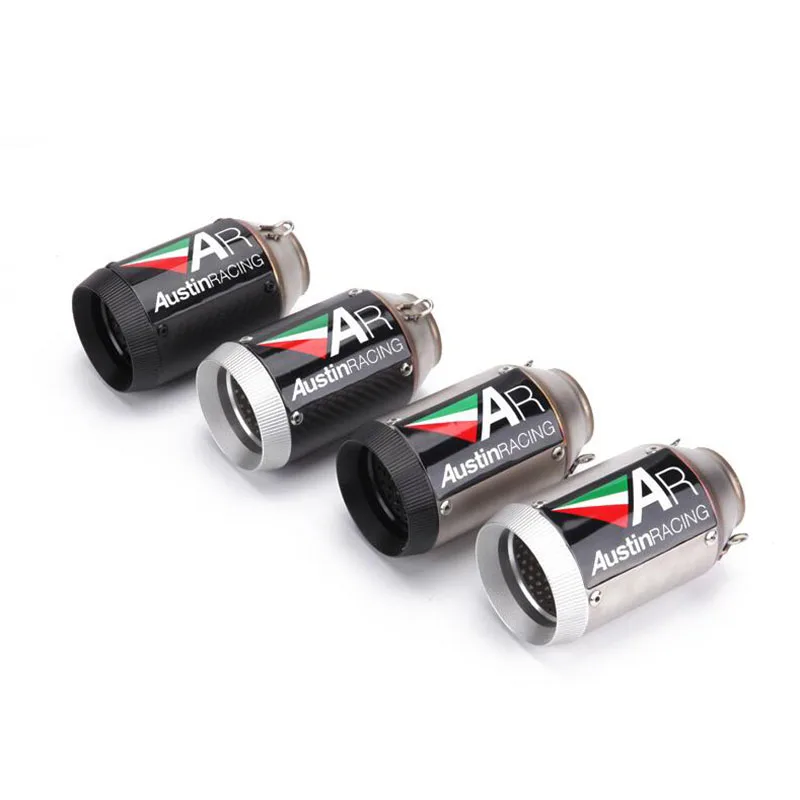 TKOSM 51 мм мотоцикл выхлопной трубы AKRAPOVIC выхлопная AR выхлопных глушитель для Z1000 Z750 Z800 NINJA250 Tmax530 KTM ATV