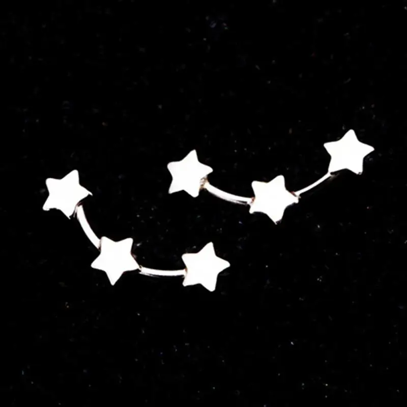 Популярные Модные женские антиаллергенные посеребренные серьги гвоздики с