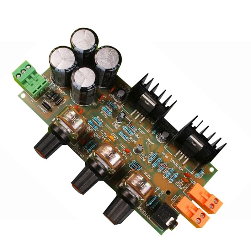 TDA2030A hifi стерео усилитель двухканальный 2 0 18 Вт + AMP доска DIY наборы B3 007|Усилители