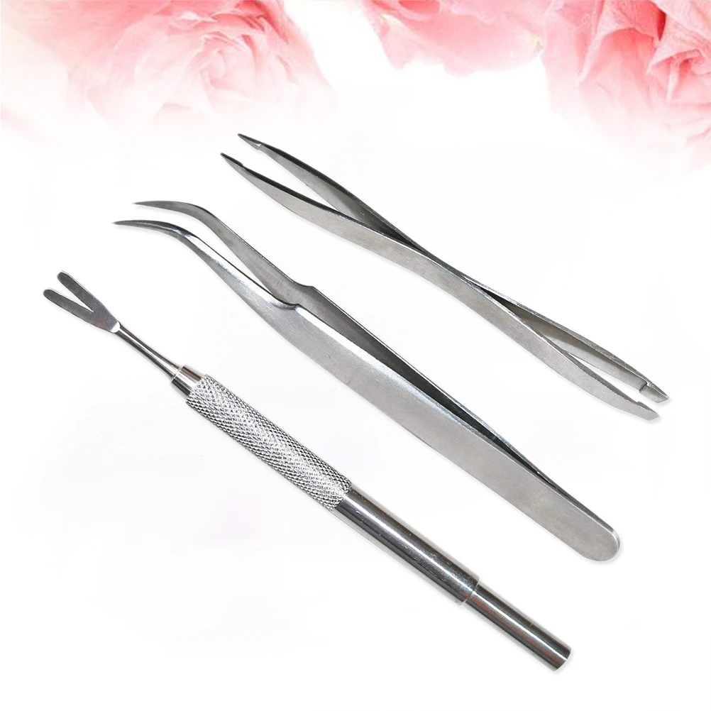 3 шт. для удаления клещей без боли портативный Клещи и удалитель блох набор