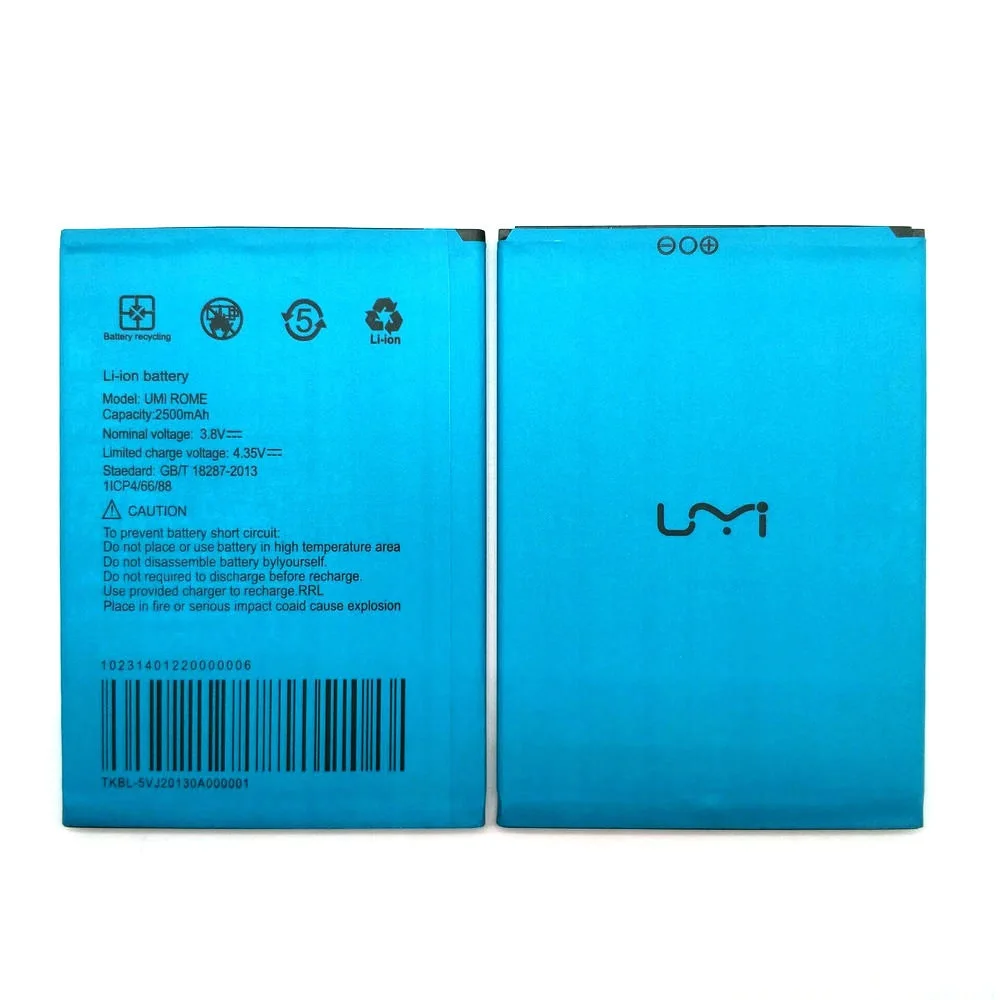 Аккумулятор для UMI Rome X 100% 3 8 в 2500 мАч 1 шт.|battery for umi|battery forbattery umi rome |