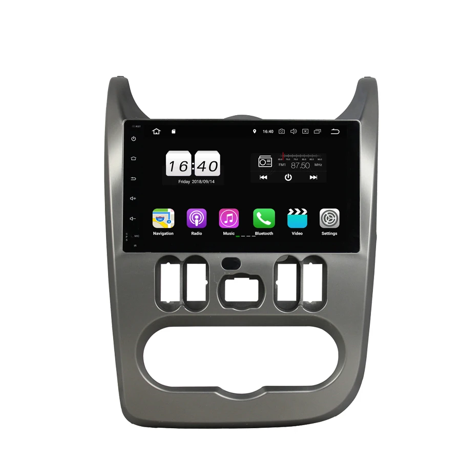 Ips Android 8 1 2 Гб ОЗУ 16 4 ядра для Renault Logan Sandero Duster 2015 2016 автомобильный dvd плеер gps