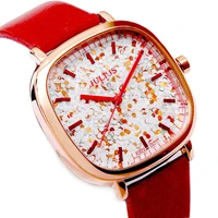 womens watches waterproof with bracelet julius shine relojes quartz wristwatches square colorful korea design with box alloy