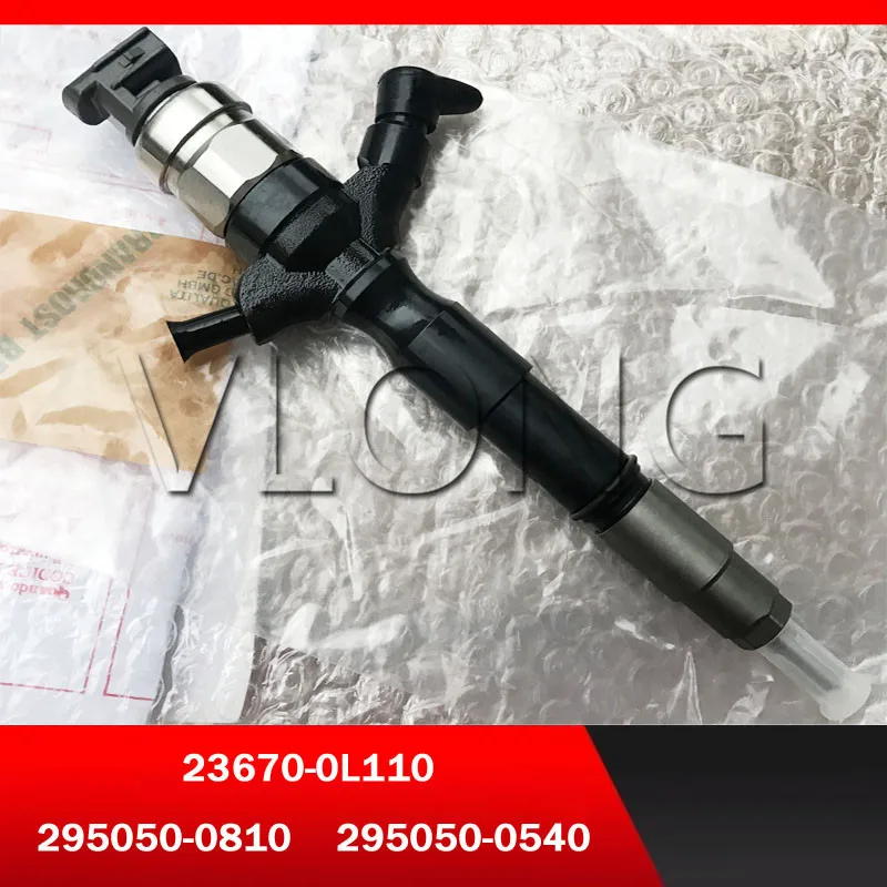 Дизельный топливный инжектор 2.5L 2KD 23670-0L110 для Toyota Hilux 295050-0540, 295050-0810, 295050-0813, 236700L110, 23670-09380