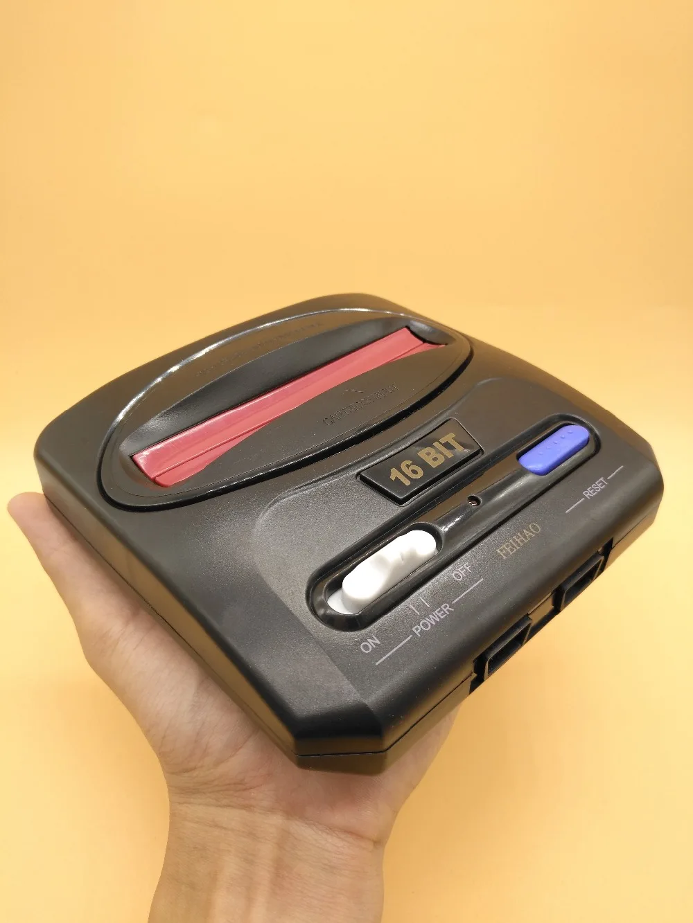 FEIHAO Ретро ТВ Видео игровая консоль для MegaDrive 16 бит игровой Картридж с 14 встроенными играми и 18 в 1 игровая карта AV выход