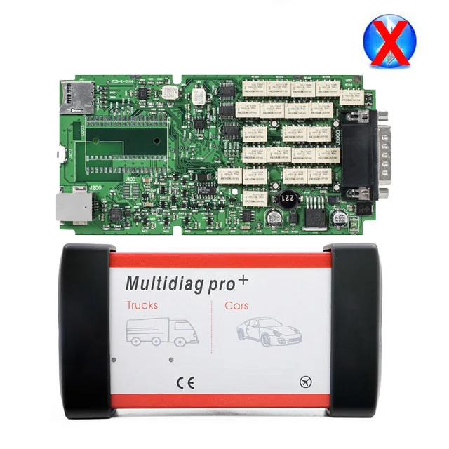 Multidiag pro+ CDP TCS bluetooth Одиночная зеленая плата. R0 Keygen программное обеспечение OBD2 Авто диагностический инструмент OBDII сканер - Цвет: No bluetooth