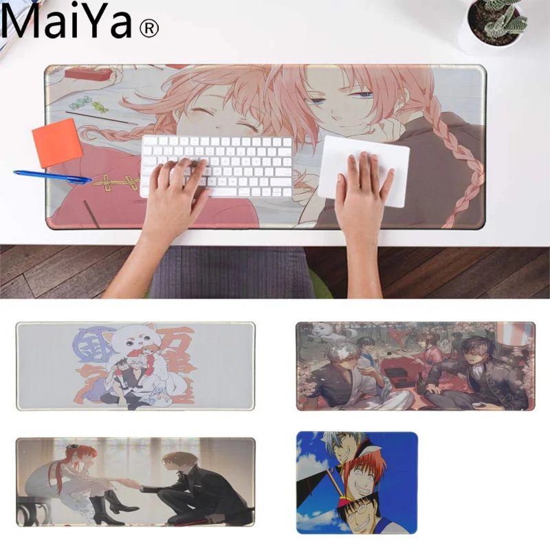 MaiYa Custom Skin Gintama красивый коврик для мышки в стиле аниме прочный резиновый мыши |