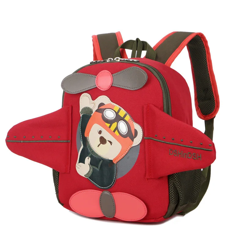 Милый мультфильм медведь плоский рюкзак малыш школьная сумка Детский mochilas escolares