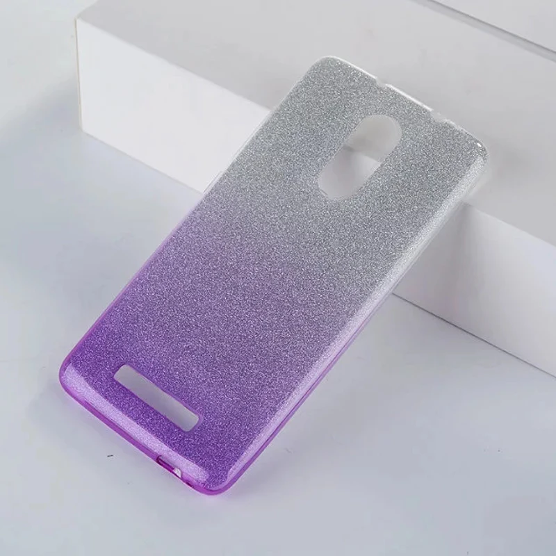 Чехол для Xiaomi Redmi Note 3/Redmi 4 чехол с блестящими украшениями прозрачный мягкий