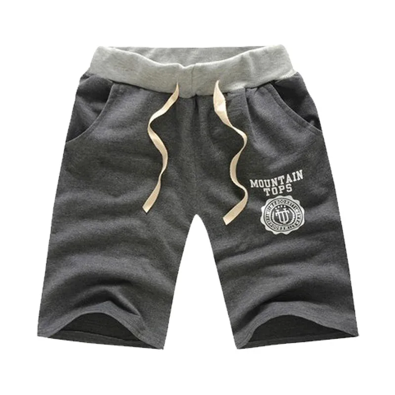 Darkgrey Летние мужские спортивные шорты, повседневные тонкие хлопковые шорты, фитнес-тренировочные эластичные шорты для рыбалки - Цвет: Darkgrey