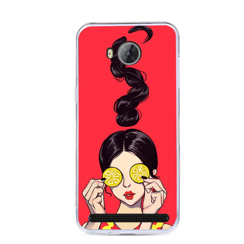 J&ampR Ultra Thin Phone Case For Huawei Y3II Y 3 II Soft Silicon Cover Pattern Y3 2 LUA L21 Cases Cartoon Animals |