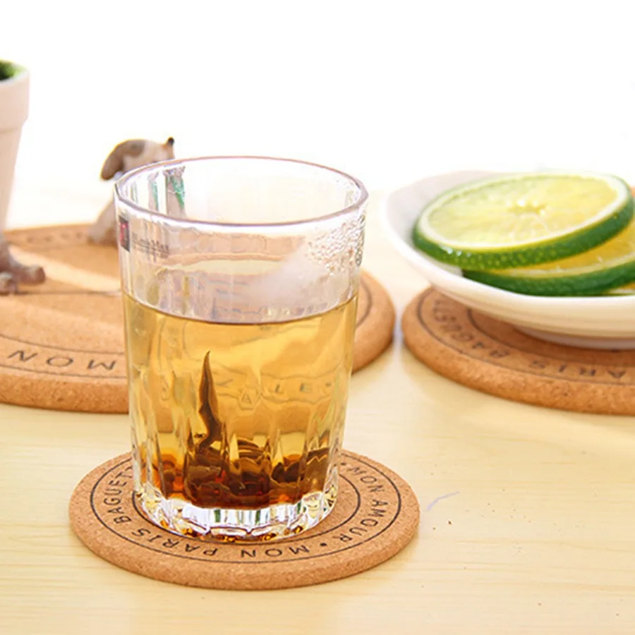 Многоцелевой термостойкая прокладка деревянные круглые Форма пробковая