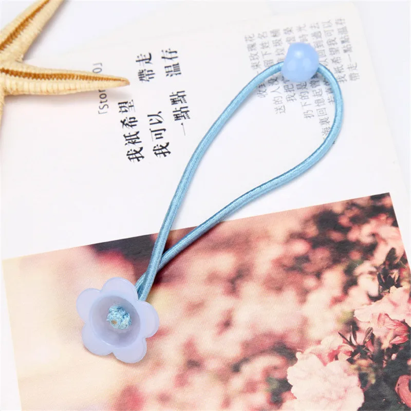 Модные эластичные резинки для волос девочек 30 шт. Цветочная повязка сделай сам