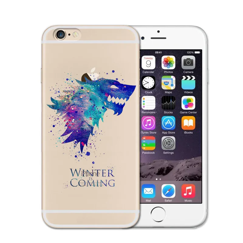 Акварельная художественная Игра престолов Телефон чехол для iPhone 6 S Plus 5 5S SE 7 8