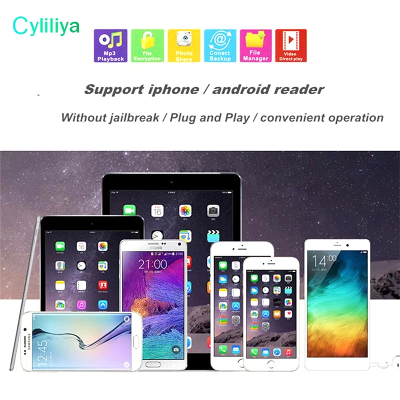 3 в 1 iFlash Drive HD USB 0 Micro SD SDHC TF OTG кард ридер для iPhone7 7plus 6 6splus ipad ios устройство всех