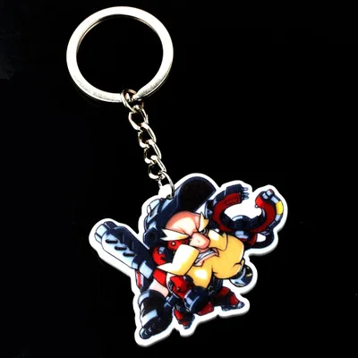 22 типа брелок с рисунком из игры OW Heroes Pharah Mccree Mei Solider 76 трекер Рипер