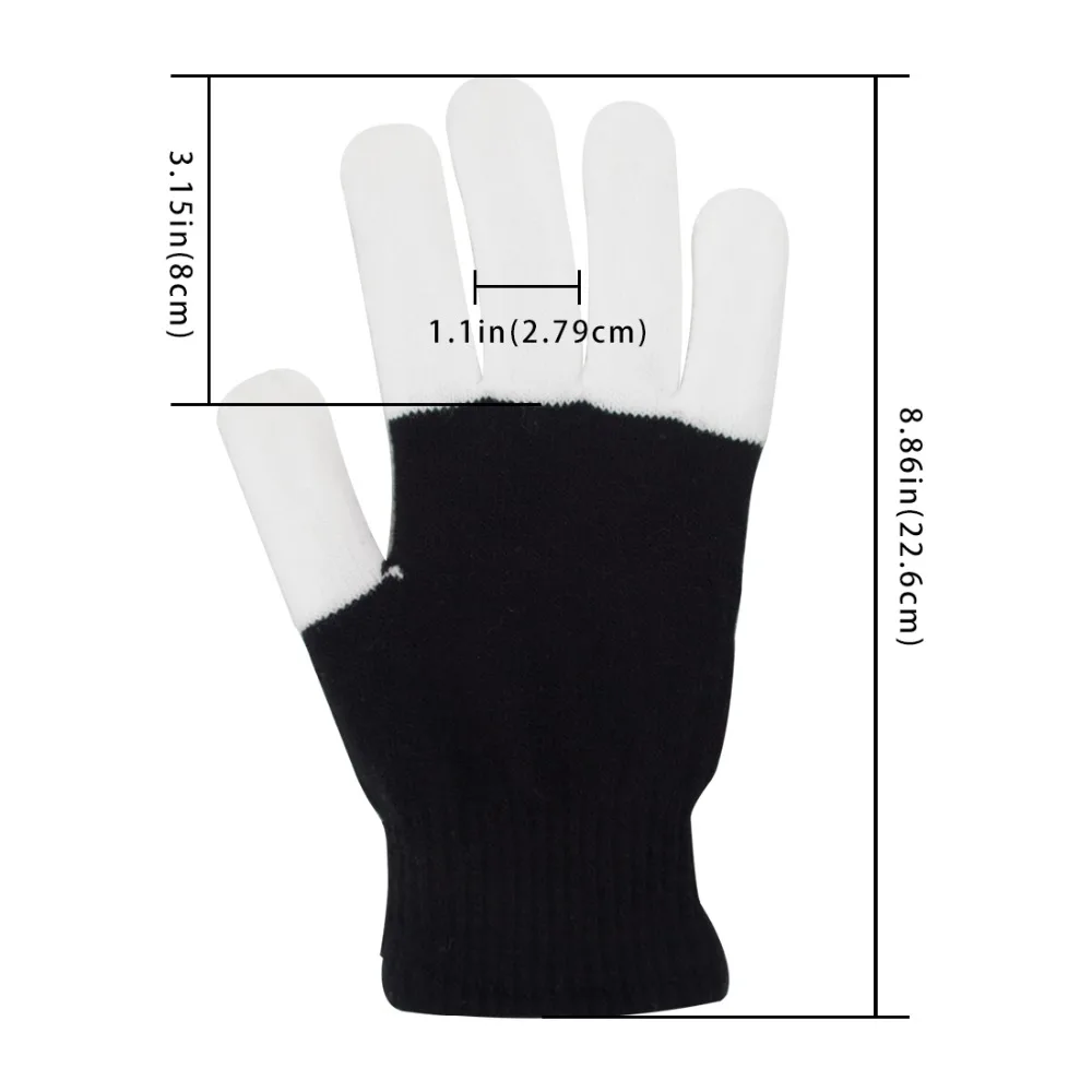 2pcs LED перчатки Светодиодные Новинка Рыбалка рыбалка велосипед для Танцевальная