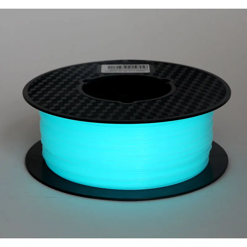 Noctilucent blue Фосфоресцирующий noctiucent pla 3d принтер нити ноак 1.75 мм печати материал фосфоресцирующий синий цвет пера 3d накаливания 1 кг синий - Цвет: Noctilucent blue