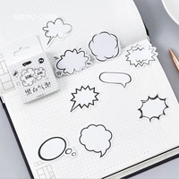 45pcs box creative label stickers crafts and cut and paste decoration stickers cute office for school supplies stationery