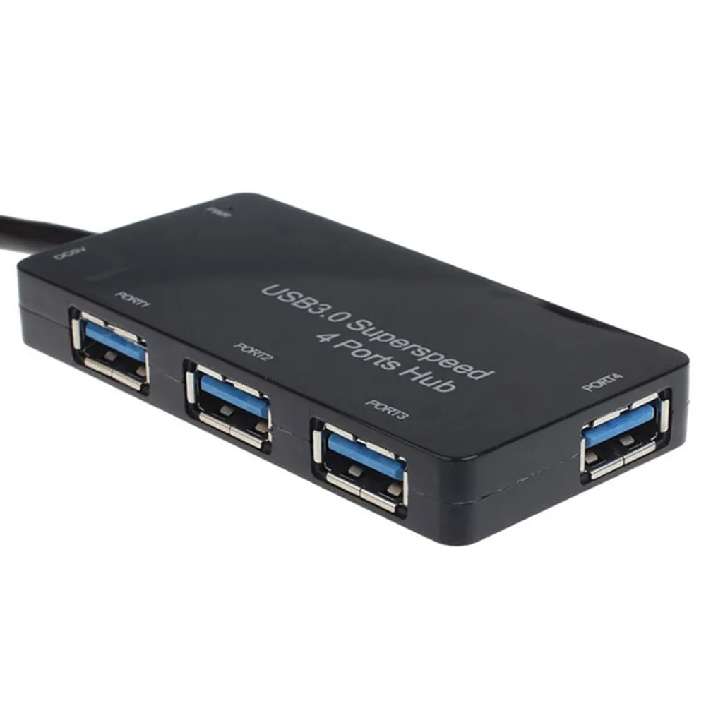USB 3 0 концентратор Скорость 4 порта разветвитель адаптер Аксессуары для ноутбуков