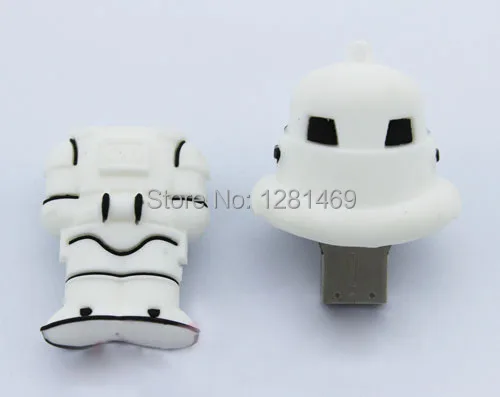 Флешка с изображением звездных войн Дарт Вейдер белый 4 ГБ 8 16 Usb флешка карта