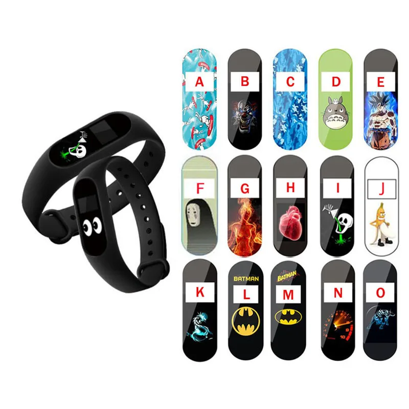 Террор Дьявол персонаж мультфильма Защитная пленка для Xiao mi band mi Band 2 band полная защитная крышка для экрана Защита