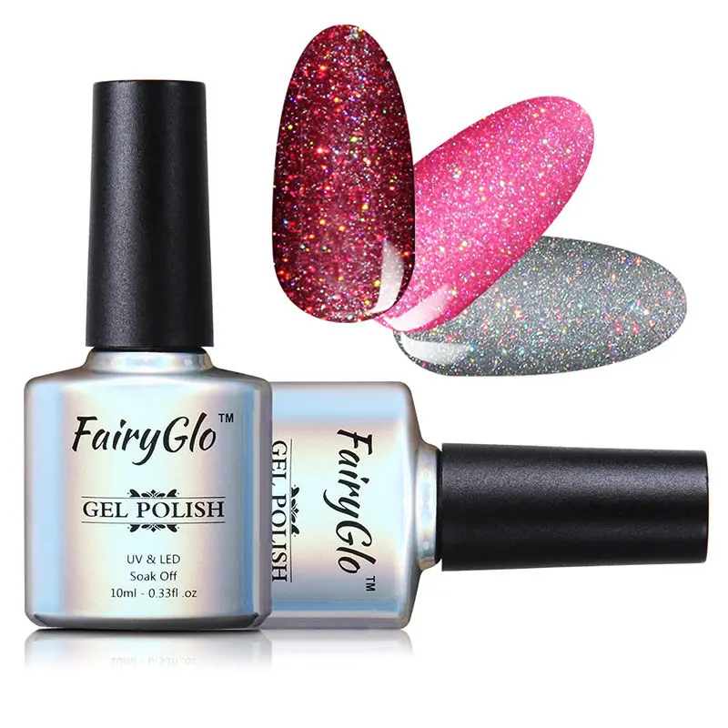FairyGlo 3 шт. 10 мл Неон с сияющими блестками лак для ногтей Гибридный лак для ногтей, маникюр набор "сделай сам" лак гель для ногтей набор гелевое покрытие для ногтей, полустойкое к Наборы - Цвет: 172