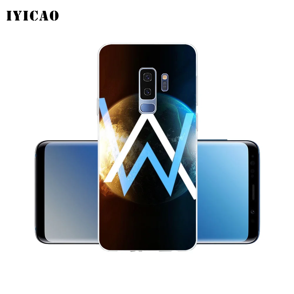 IYICAO Alan Walker singer Soft Silicone Phone Case for Samsung Galaxy S10e S10 S9 S8 Plus S7 Edge TPU Cover | Мобильные телефоны и
