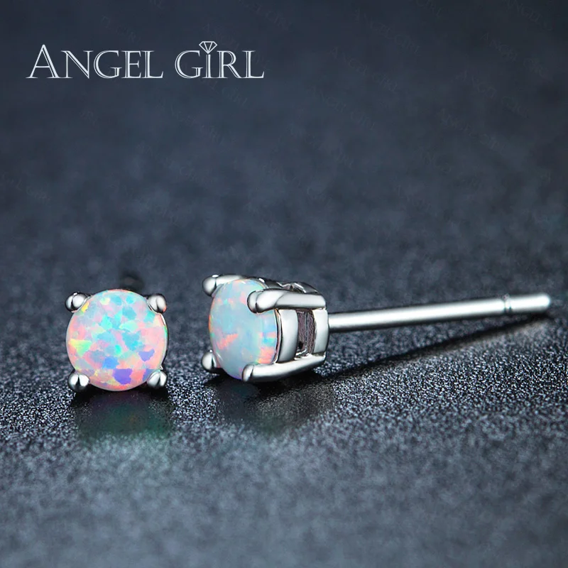 Модные ювелирные изделия Angel Girl брендовые хит продаж серьги мини круглый