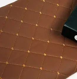 138*100 см Мебель ПУ кожа перфорированная вышитая клетчатая ткань для салона автомобиля ткань для крыши клетчатая подушка для сиденья автомобиля ткань 0,3 см - Цвет: 5