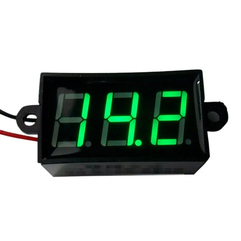 High Quality Waterproof 0.28 DC 3.5-30V Mini Digital LED Voltmeter Volt Meter F 12V Car Moto | Автомобили и мотоциклы