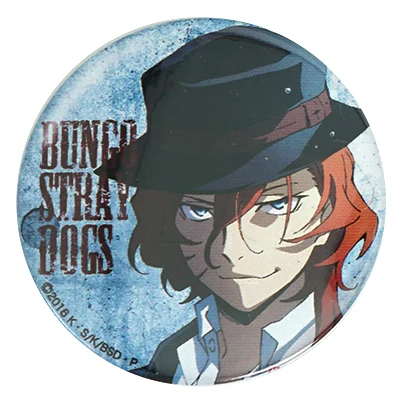 Bungo бродячие собаки значок аниме Vol.4 дазай Осаму накахара чуя Chuuya Akutagawa Ryunosuke металлический значок брошь булавки - Окраска металла: 03 Nakahara Chuya