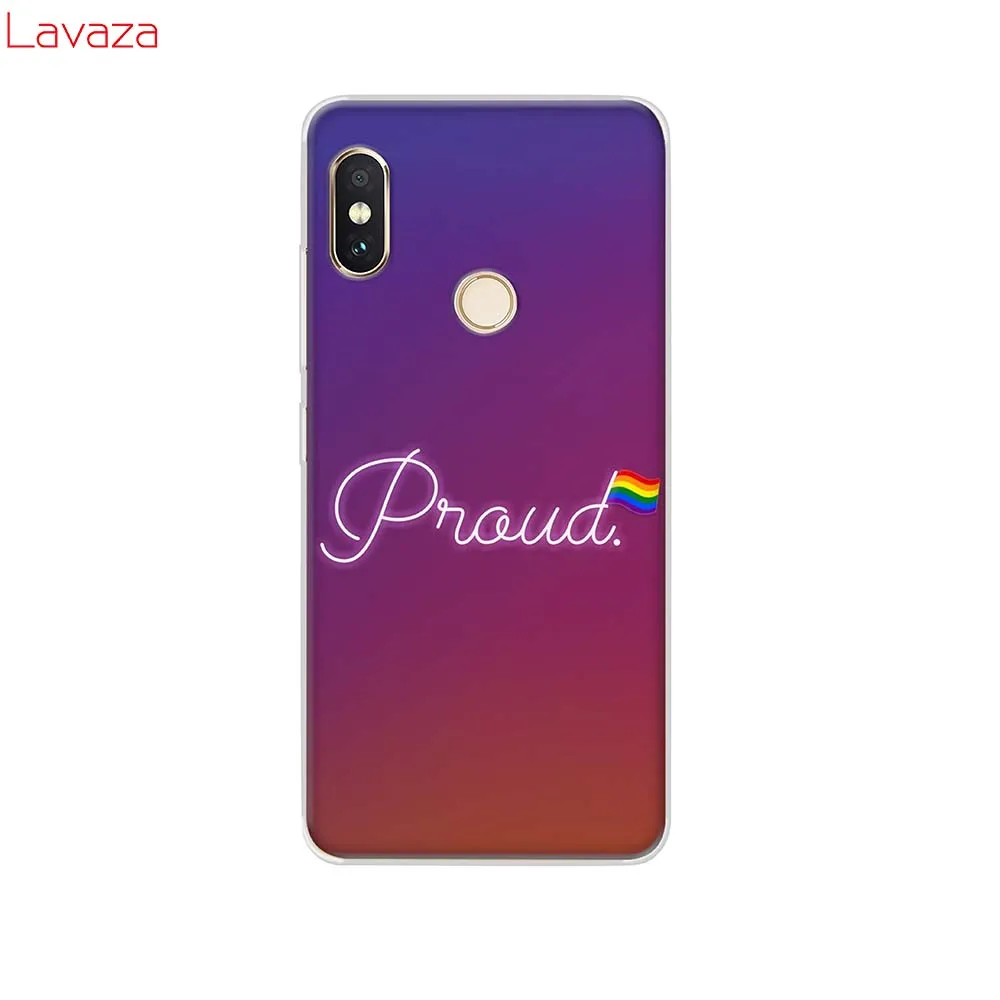 Твердый чехол для телефона Lavaza Love Is LGBT Rainbow Heart Xiaomi Redmi 5A 5 Plus 6 Pro 6A чехлы Note 7