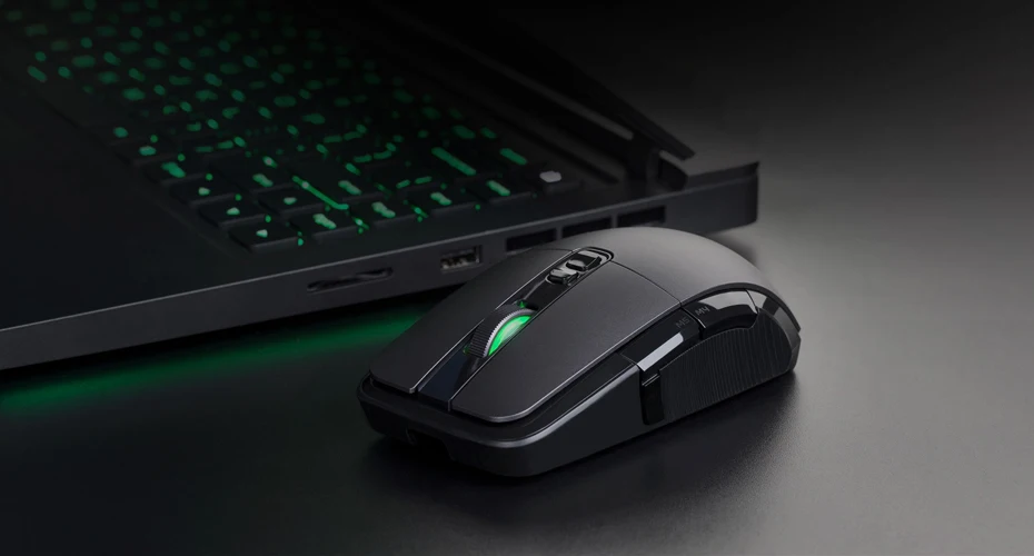 Оригинальная Беспроводная игровая мышь Xiaomi USB 2,4 ГГц 7200 dpi RGB подсветка перезаряжаемая компьютерная мышь геймер оптическая