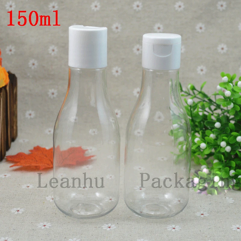 

150 мл х 50 шт. пустые пластиковые косметические бутылки с матовым и прозрачным тонером двух цветов, роса для ванны, контейнер для упаковки шам...