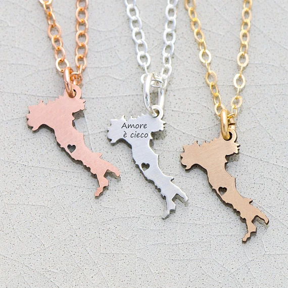 2018 Модная медная итальянские украшения Φ лучший подарок для друга любые слова