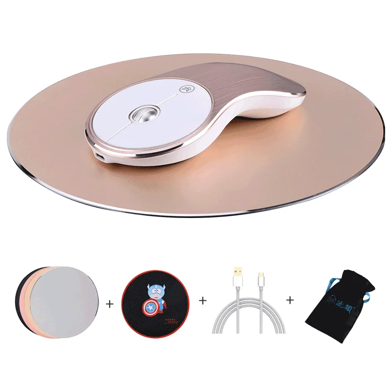 golden Plus set 1600 dpi USB оптическая беспроводная компьютерная заряжаемая мышь 2,4G приемник тонкая мышь Бесшумная клавиша для ПК бизнес домашняя мышь для ноутбука - Цвет: golden Plus set