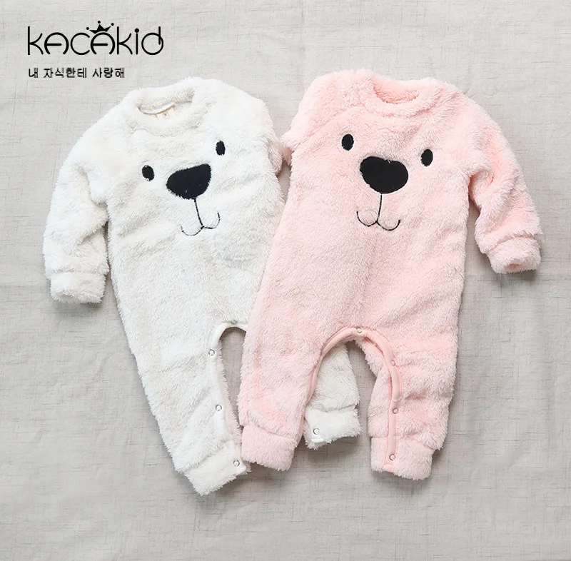 Детский зимний комбинезон унисекс с принтом медведя 3307|girl baby romper|baby rompersbaby romper