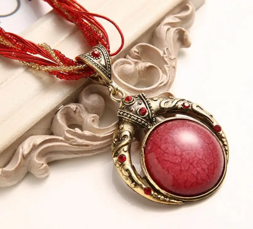 Популярное винтажное ожерелье с многослойными бусинами в ретро-богемном стиле