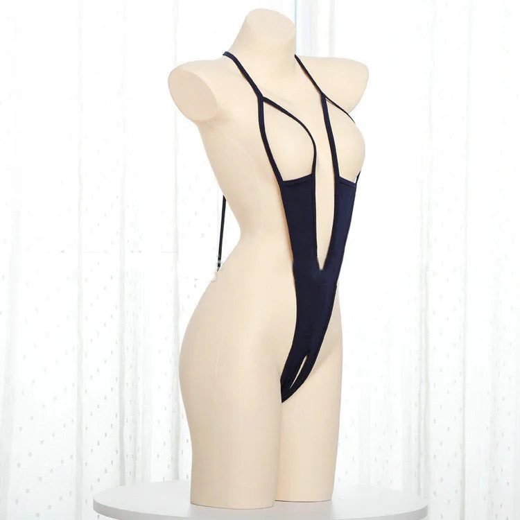 Соблазнительное женское нижнее белье цельный Пижамный комбинезон с тремя