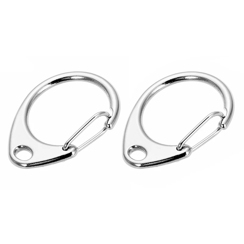 20 шт. застежка-карабин крючок для ключей Серебряный Поворотный Брелок сделай сам