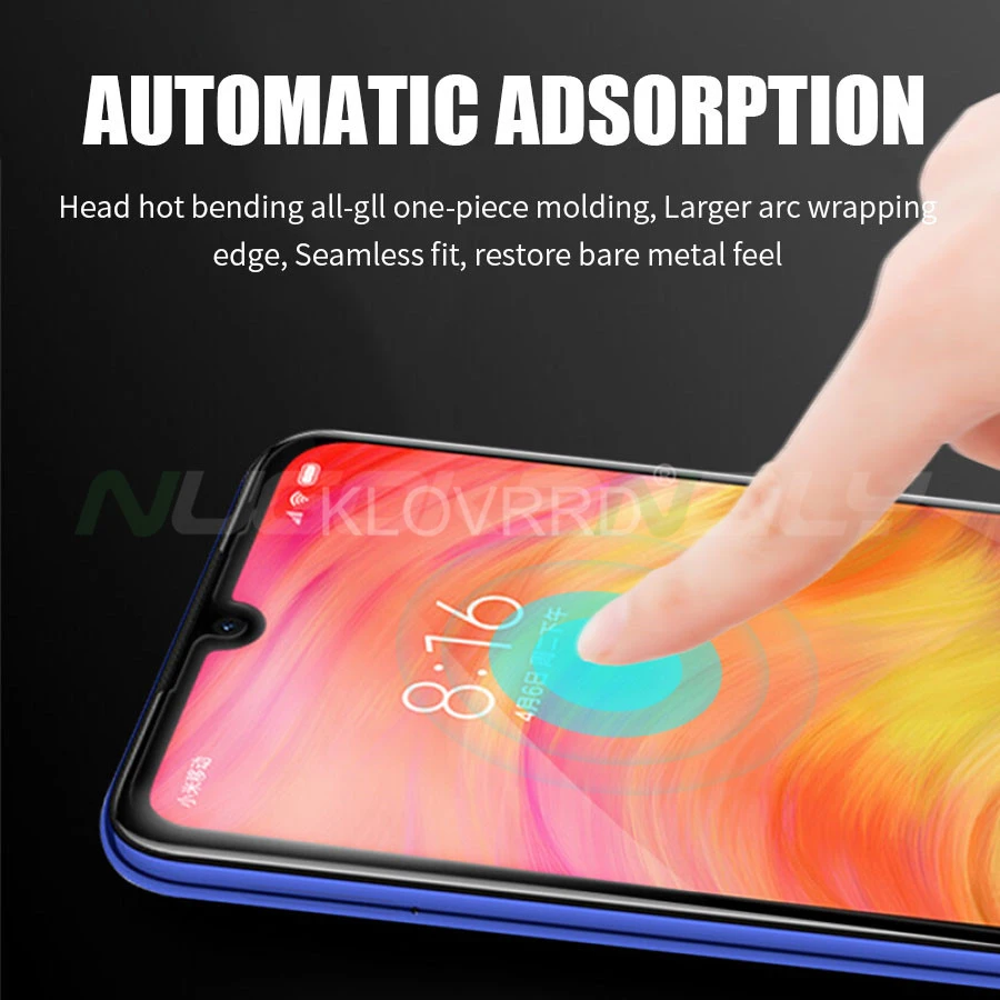 6D для Xiaomi mi 9 8 SE A2 Lite Поко Pocophone F1 красный Примечание 7 6 5 Pro полный клейкая Обложка