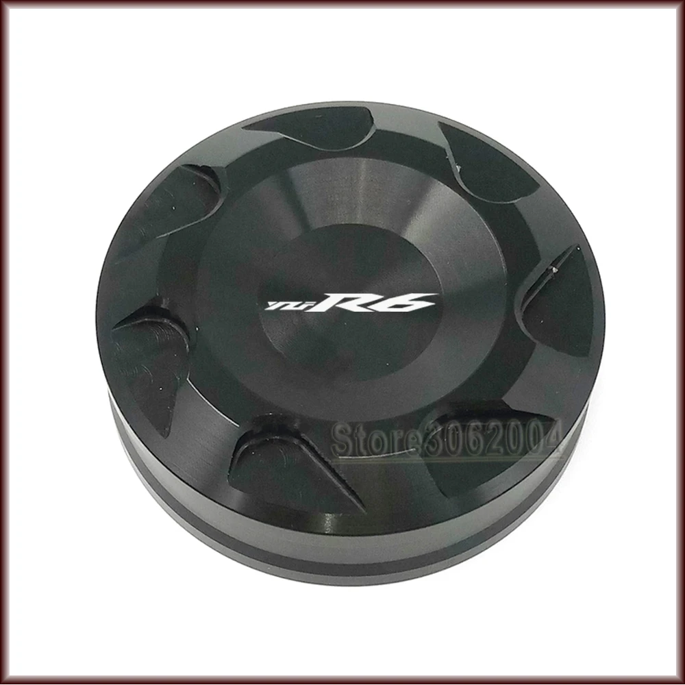 For YAMAHA YZFR6 YZF-R6 YZF R6 2000-2017 2016 2015 Motorcycle Accessories Front Brake Master Cylinder Fluid Reservoir Cover CNC |