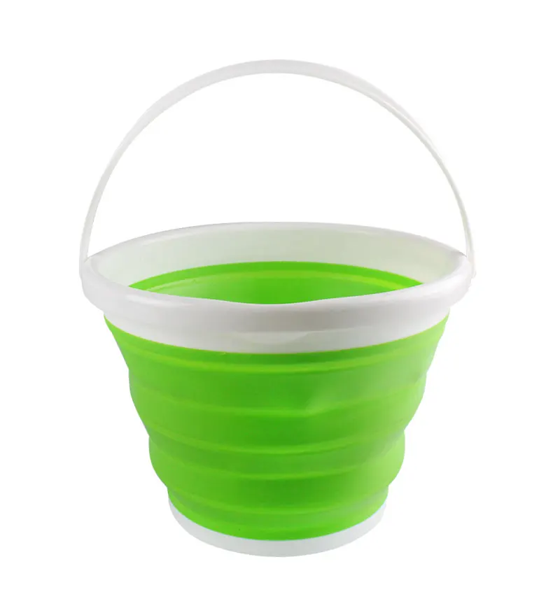 Домашние Чистящие и чистящие Складные ведра, пластиковые телескопические ведра, портативные дорожные силиконовые ведра для автомоек 10л 12л