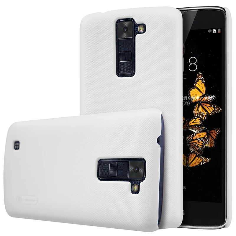 Оригинал nillkin для lg k8 case супер матовый экран обложка тонкий броня anti fingersprint