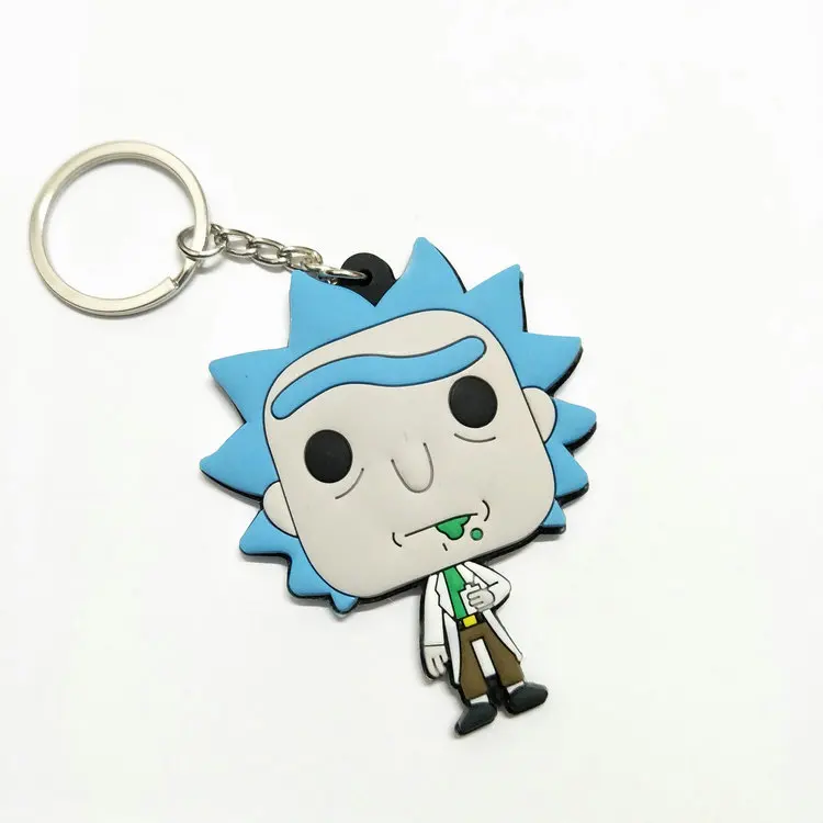 Рик и Морти пикле Совет рикса MEESEEKS металлическая ий Брелок с подвеской Украшение