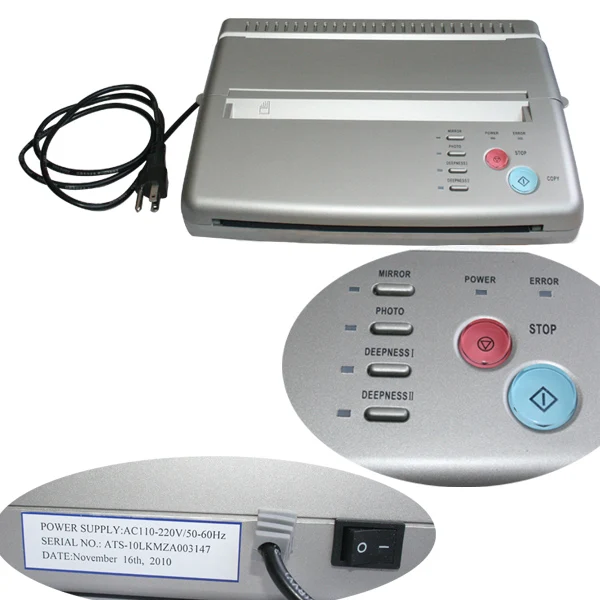 Бесплатная доставка термокопировальный аппарат для нанесения татуировок