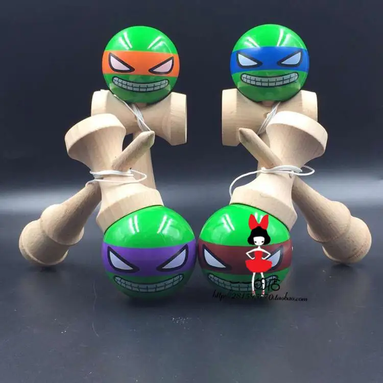 200 шт. kendama pu краска мяч 4 вида цветов ниндзя Профессиональный Спорт на открытом