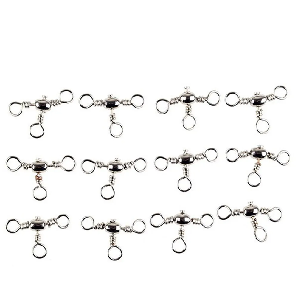 Соединитель рыболовный шарнирный 3 сторонний 200 шт./лот 8 # поворотное